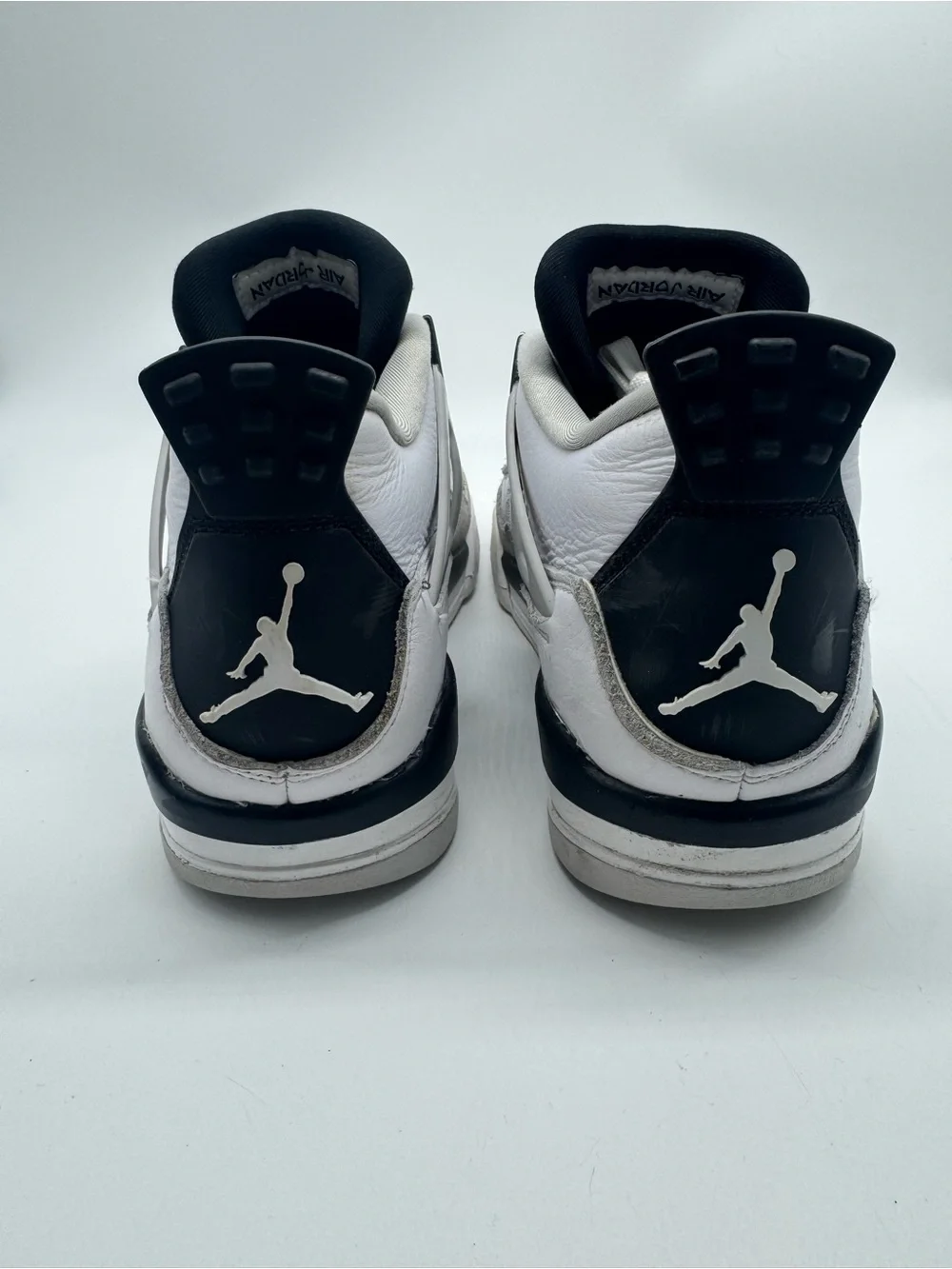 Nike Air Jordan Retro 4 GS Military Black 408452-111 Men/Youth Size 7 (7Y)